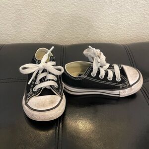 Converse Kids Black and White Sneakers